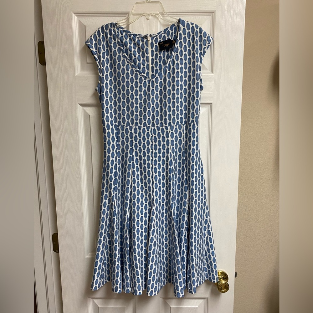 Just Taylor Cap Sleeve Midi Dress Size 4